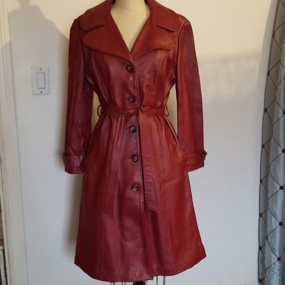 New England sport wear Jackets & Blazers - New England sportwear 1960s Leather coat